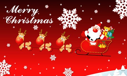 Веселого Рождества и счастливого Нового года!